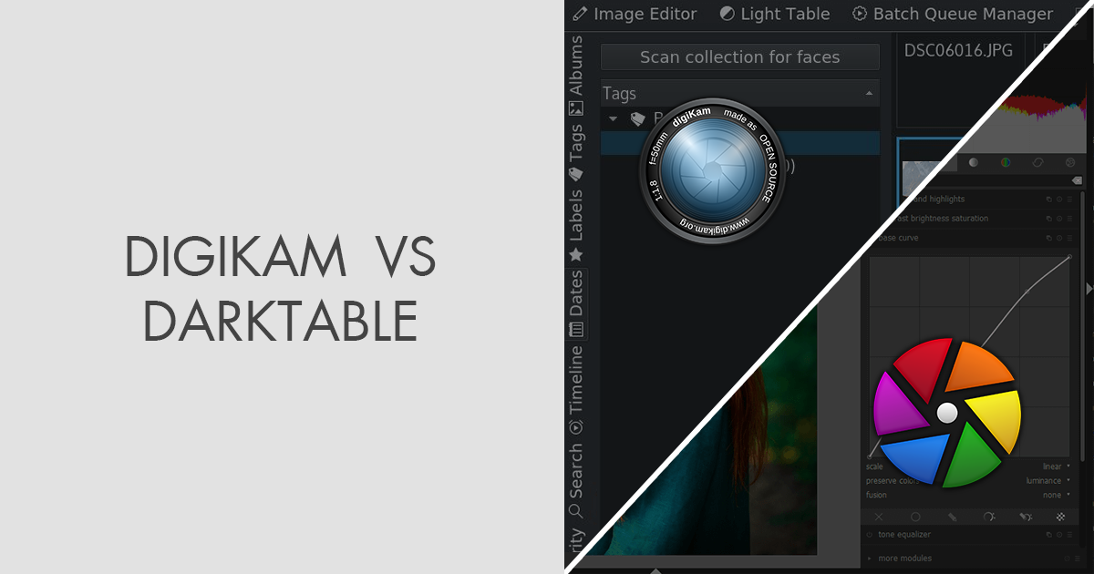 digikam vs darktable vs lightroom