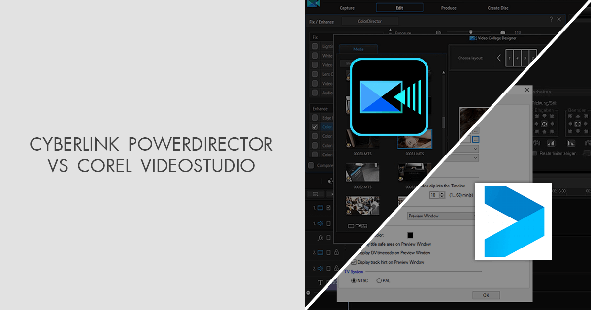 corel video studio vs cyberlink powerdirector