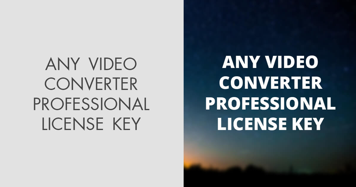 any video converter professional license key