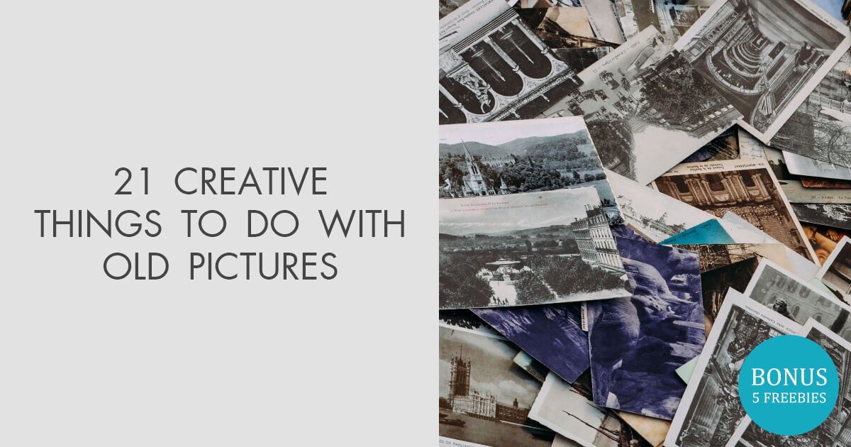 21 Creative Things to Do with Old Pictures