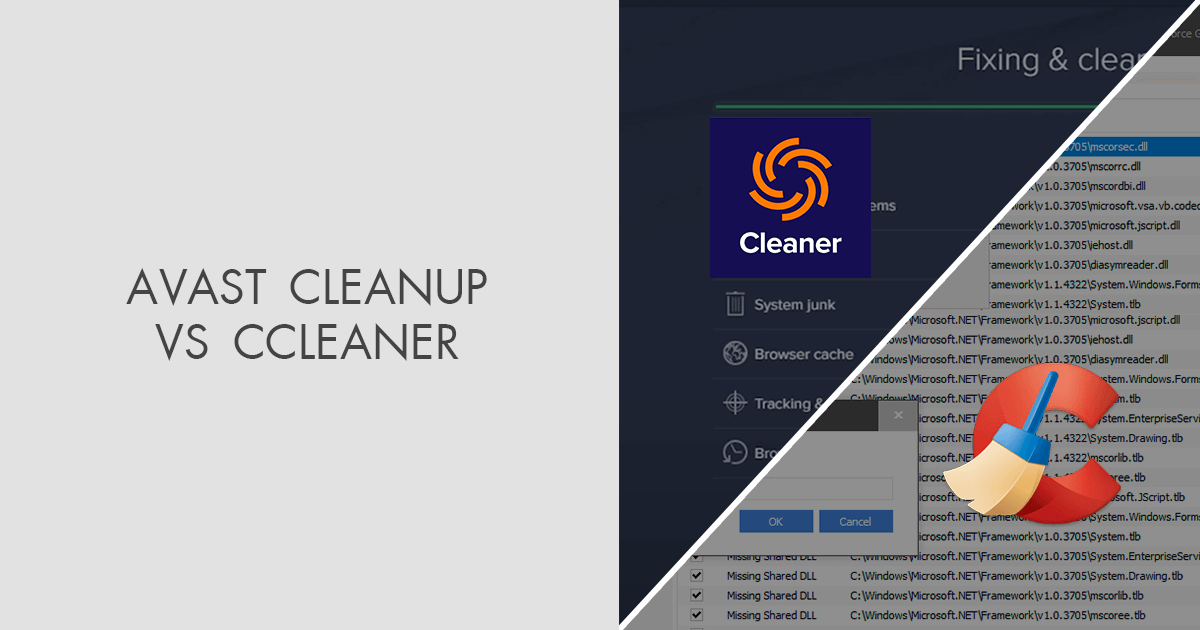 ccleaner vs avast cleanup