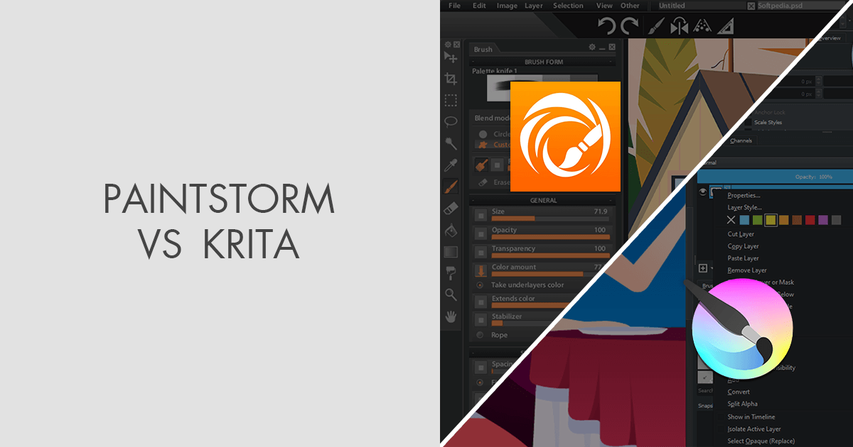 Paintstorm vs Krita Which Software Is Better?