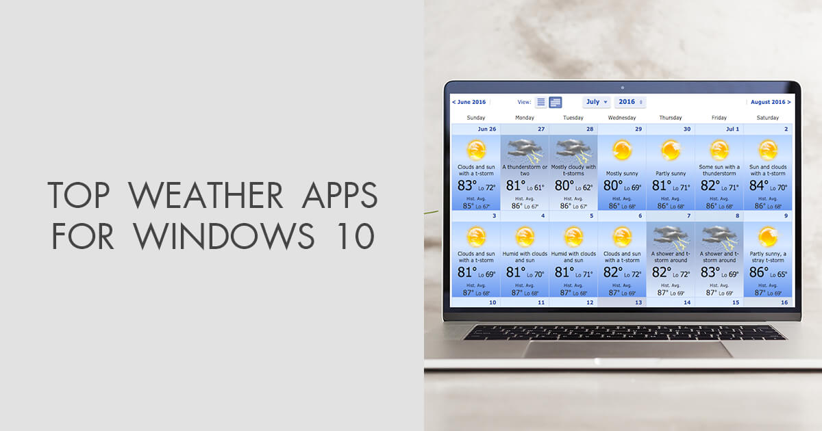 best weather radar app windows 10 pc