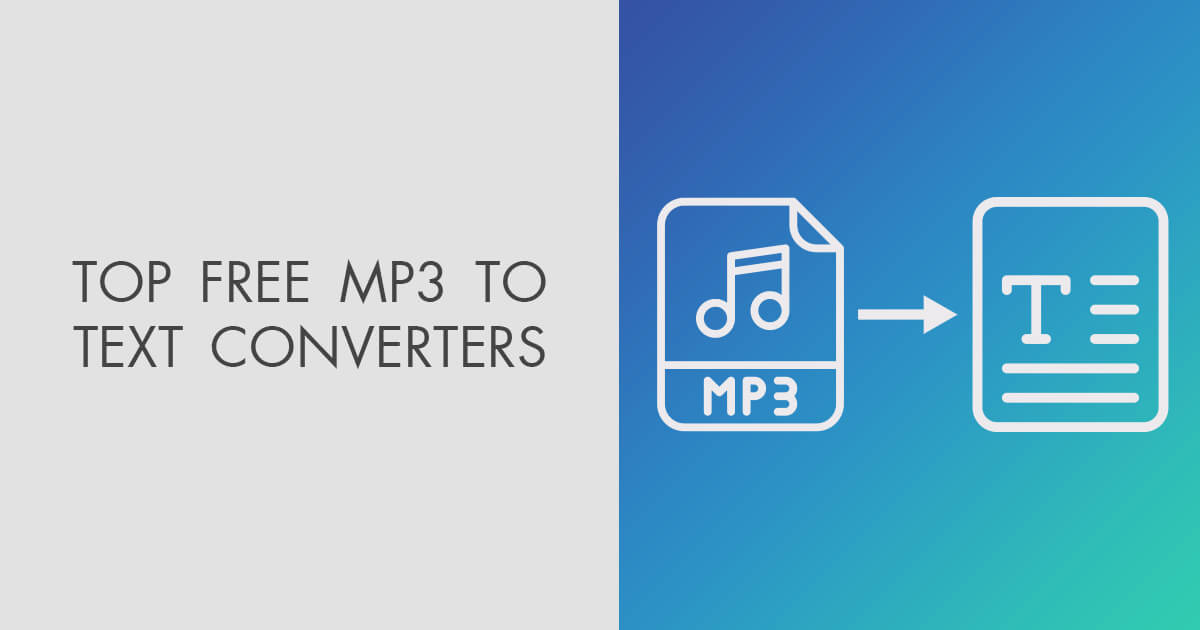 free mp3 to text converter
