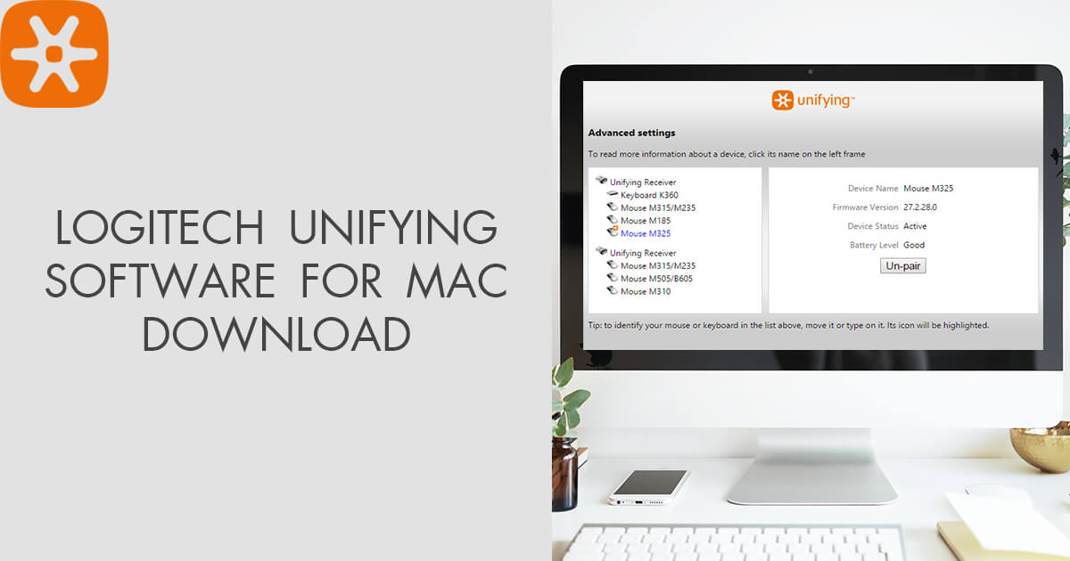logitech unifying software mac catalina