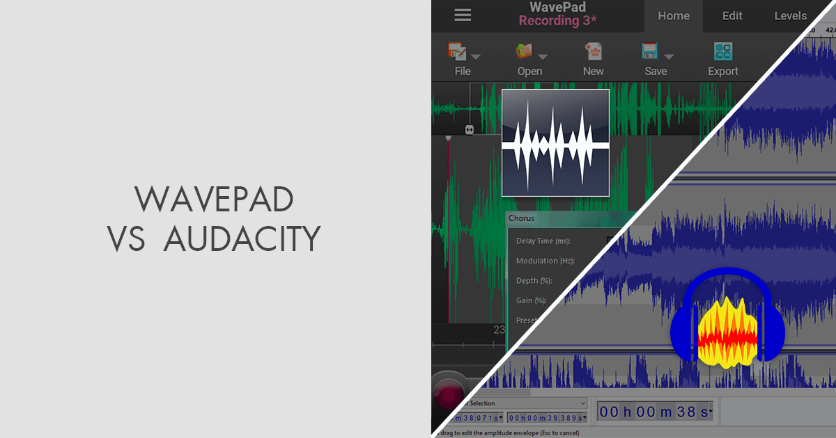 wavepad vs audacity reviews