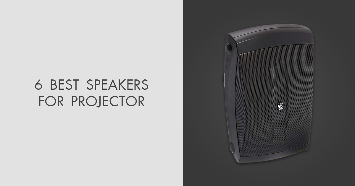 6 Best Speakers For Projector in 2024