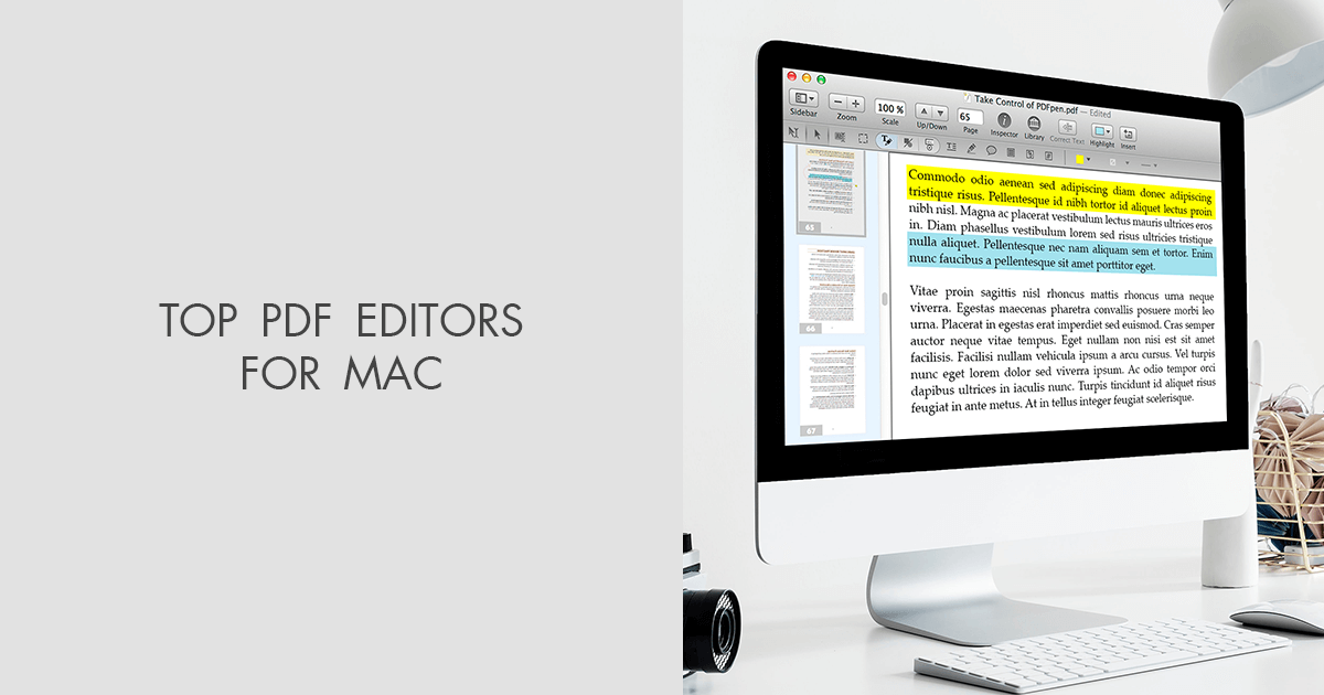 best pdf editor mac free