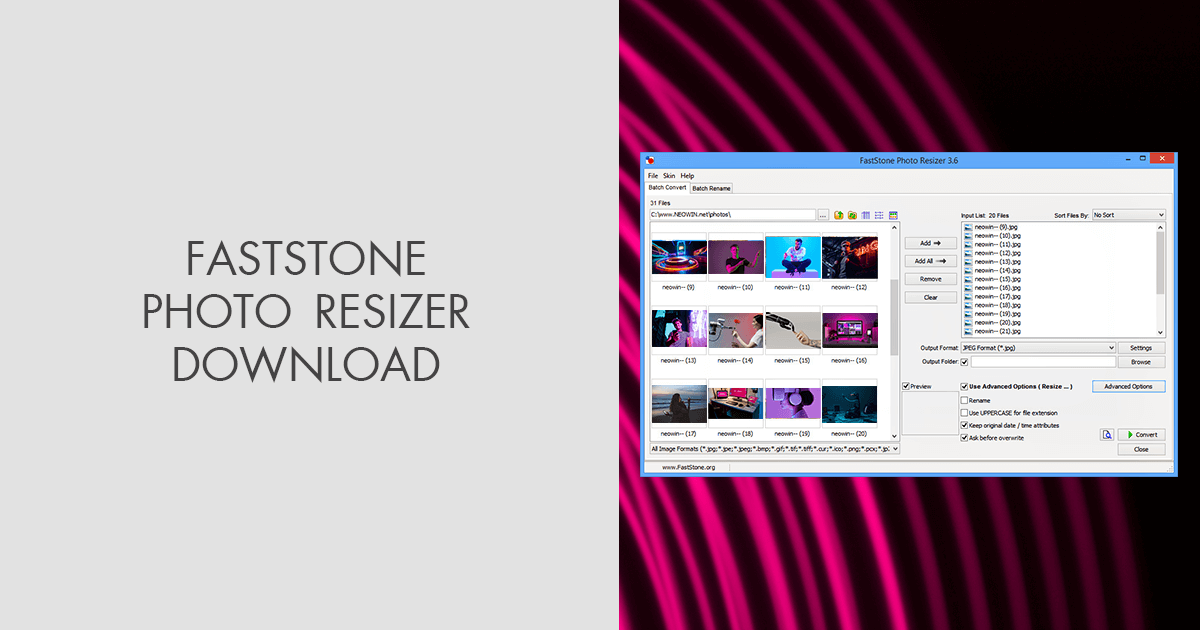faststone photo resizer 3.4 download