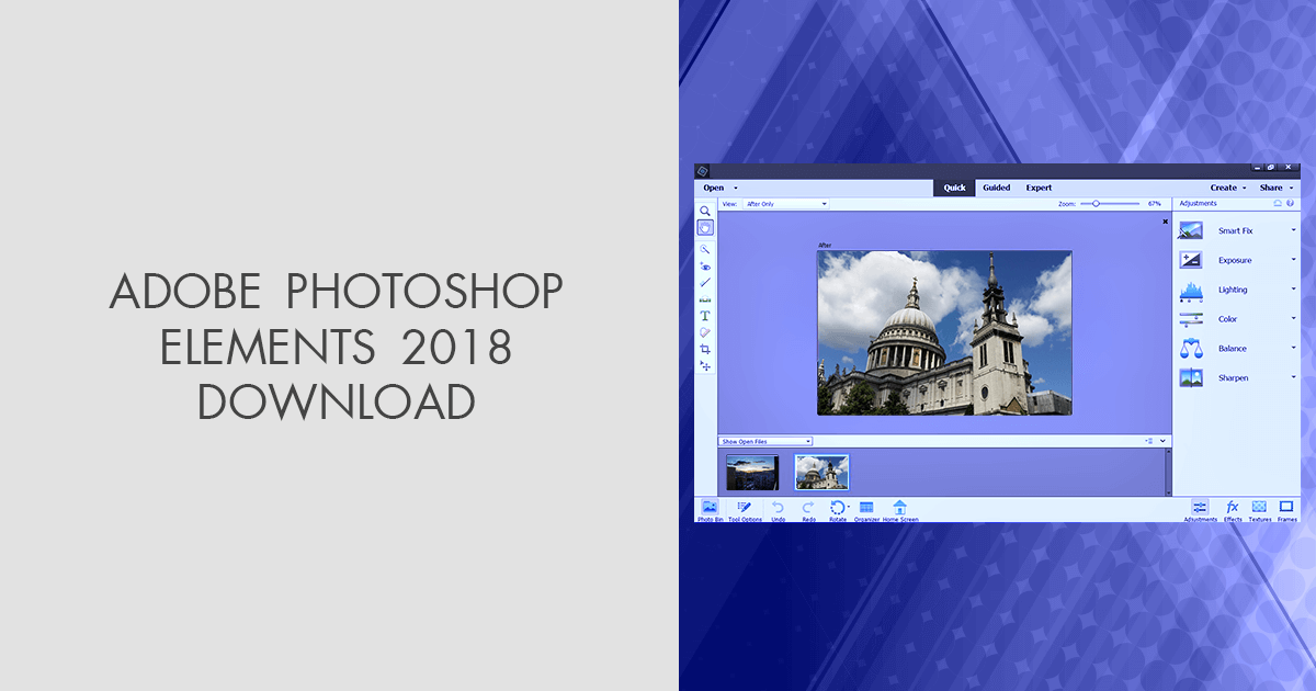 how to download adobe photoshop elements 2018
