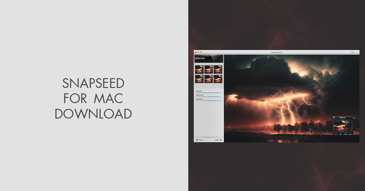 snapseed for mac