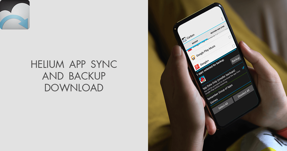 helium app sync and backup