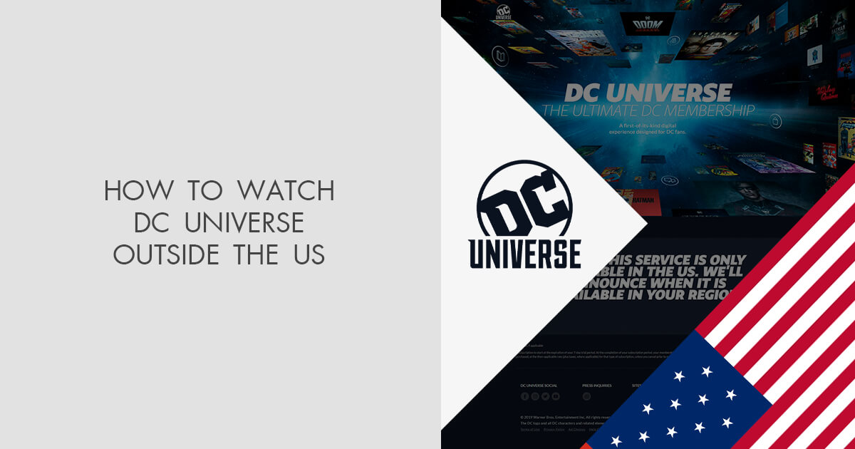 How to Watch DC Universe Outside the US