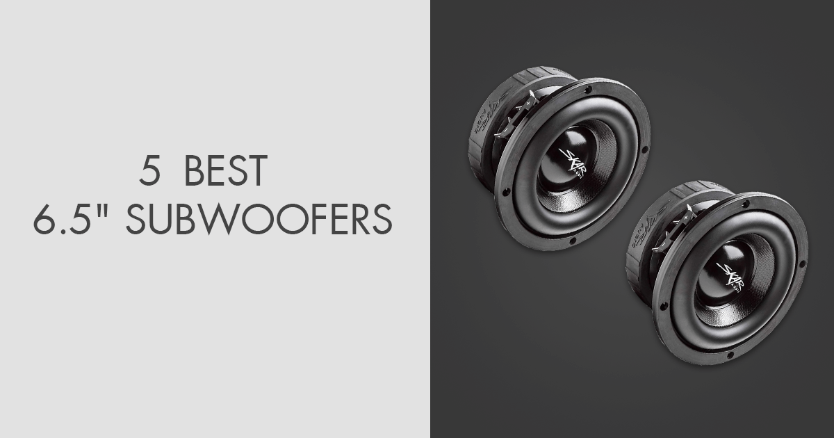5 Best 6.5 Subwoofers in 2024 Best Deals for Any Purpose