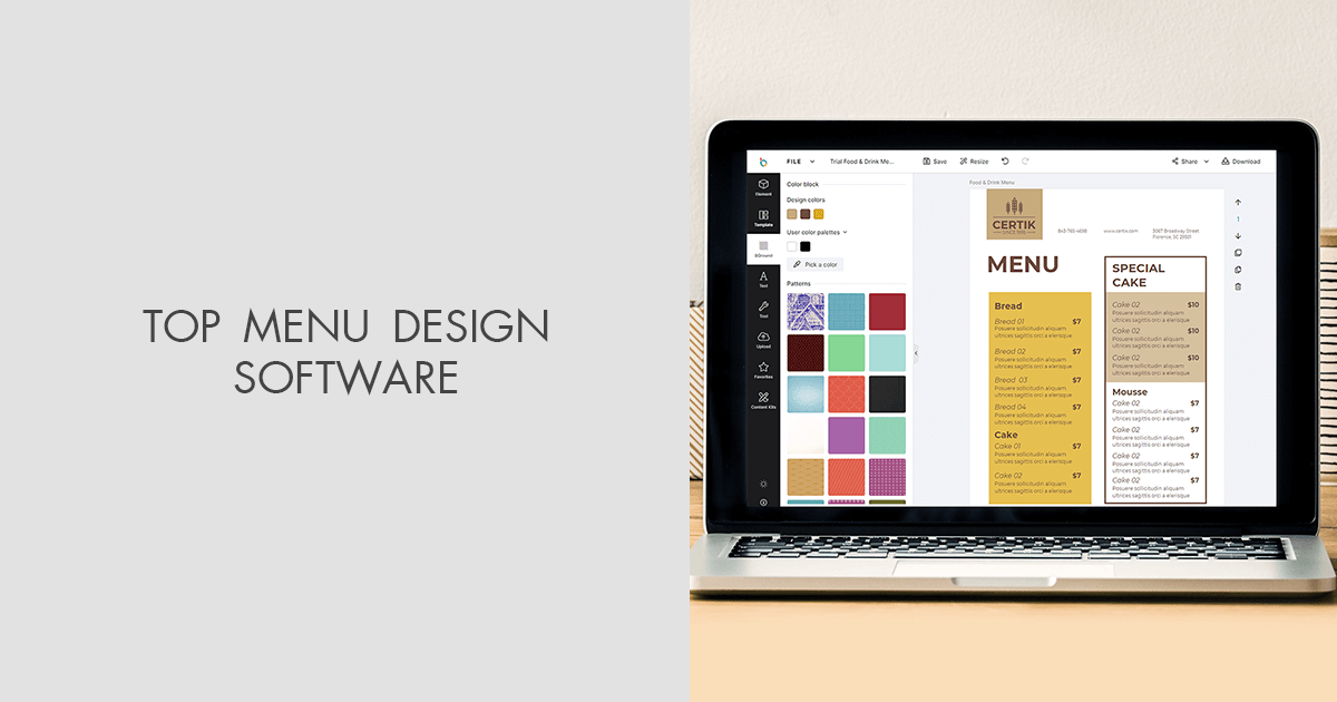 5 Best Menu Design Software in 2023