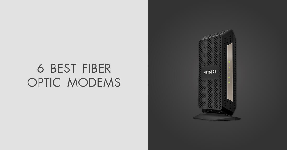 best modem router combo for fiber optic