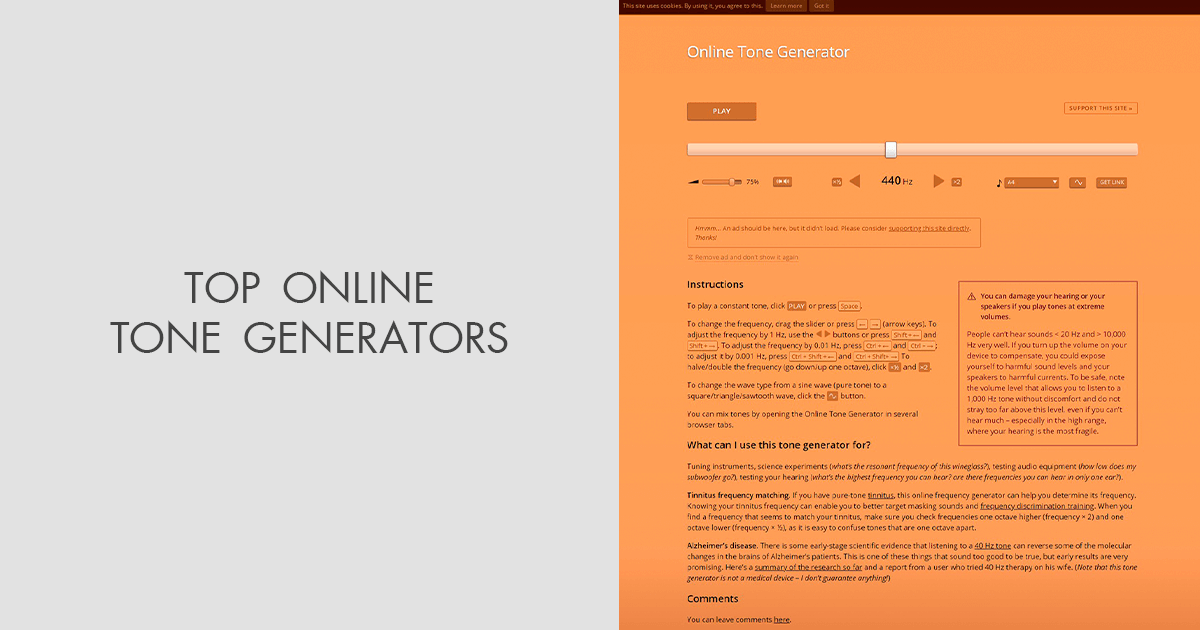 online tonegenerator