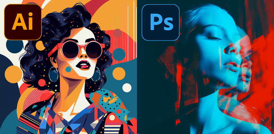 adobe illustrator vs photoshop best