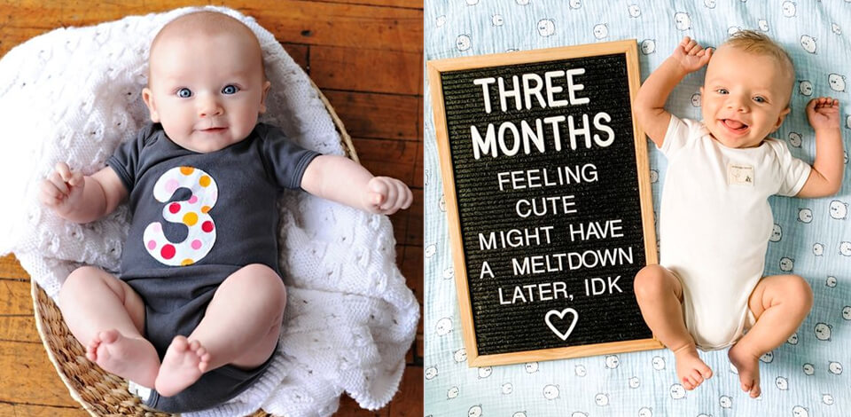 3-Month-Old Photo Ideas to Hold Precious Moments