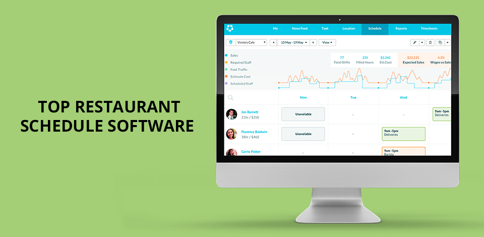 restaurant scheduling software free