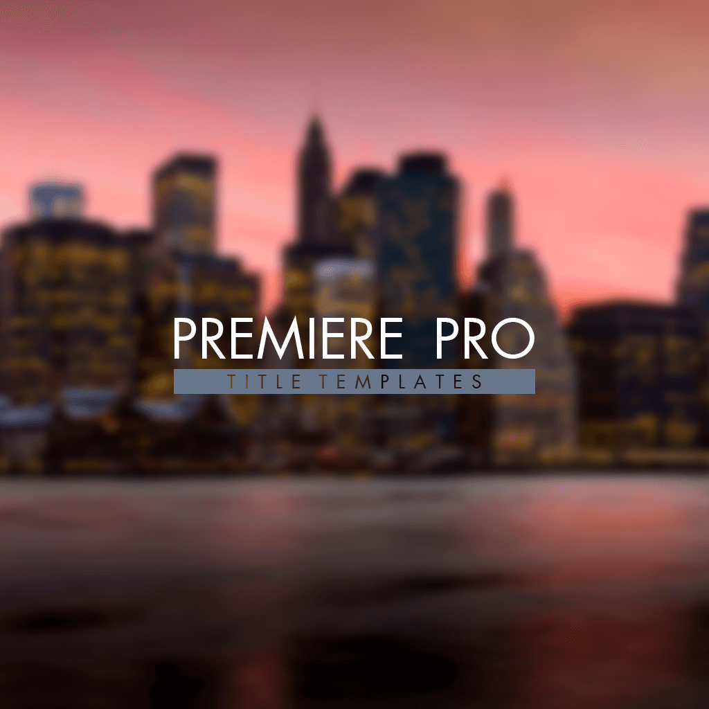10 Free Premiere Pro Title Templates for Videos of All Genres