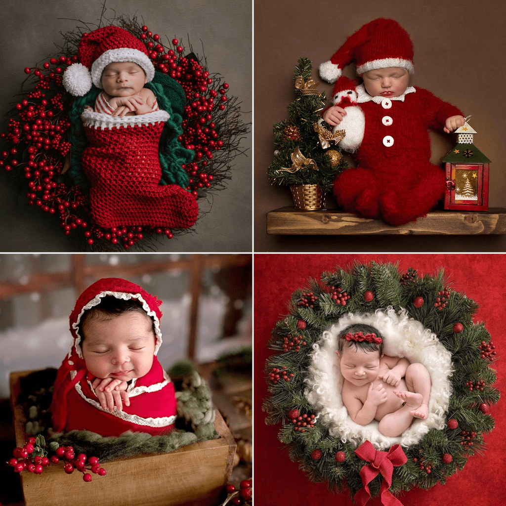 25 Christmas Baby Photoshoot Ideas for Photographers