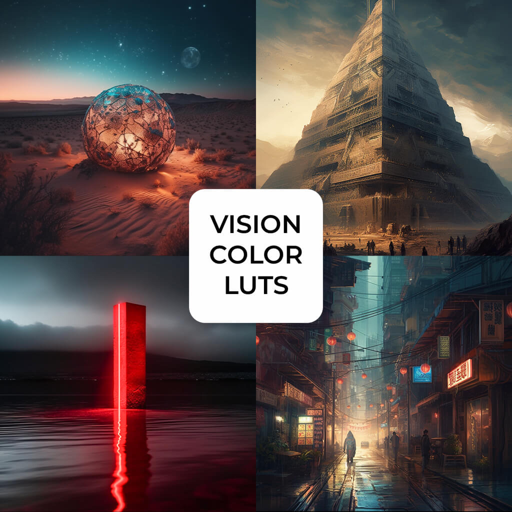 مراجعة تأثيرات Vision Color LUTs لتصحيح الالوان لعام 2024