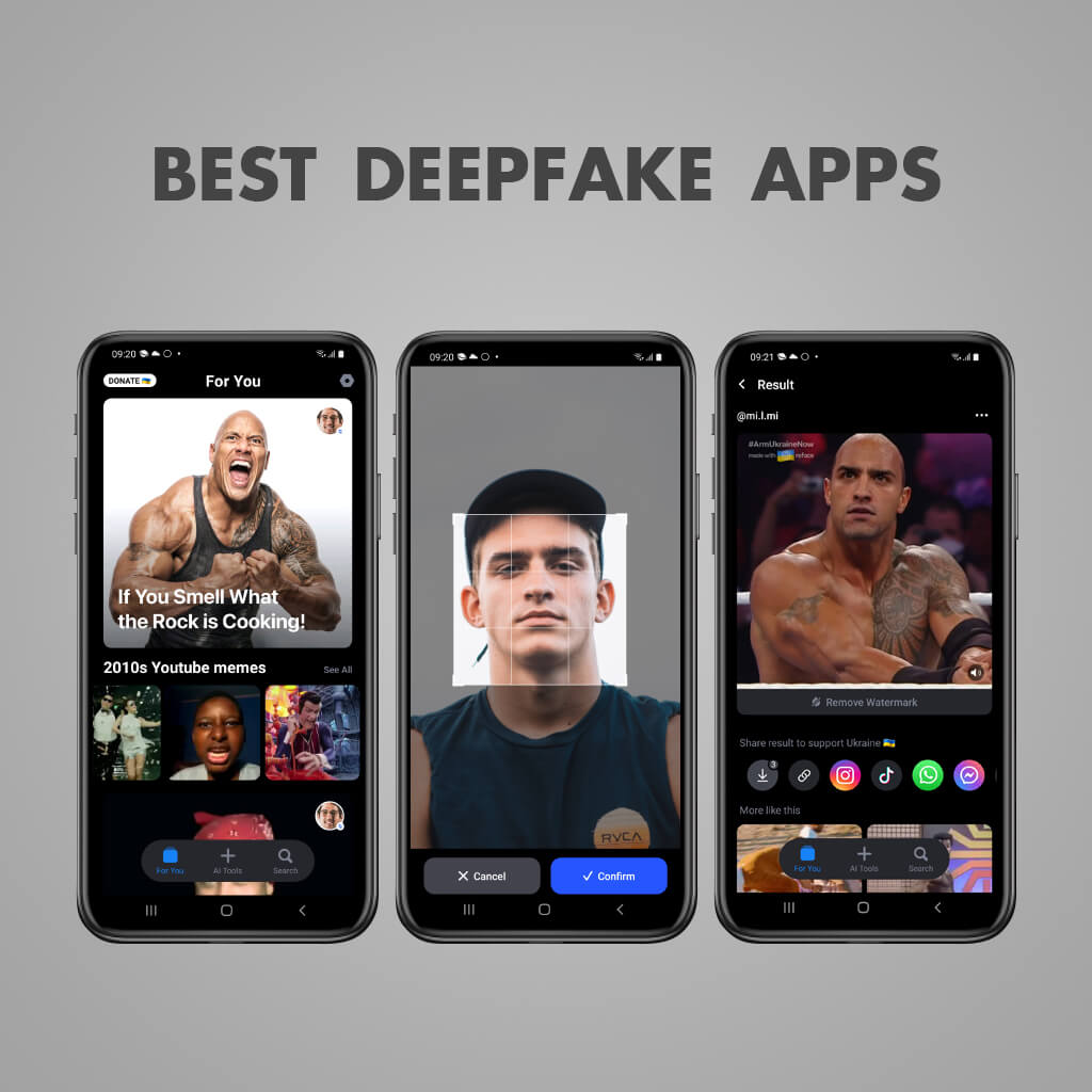 10 Best Deepfake Apps And Websites [free & Paid]