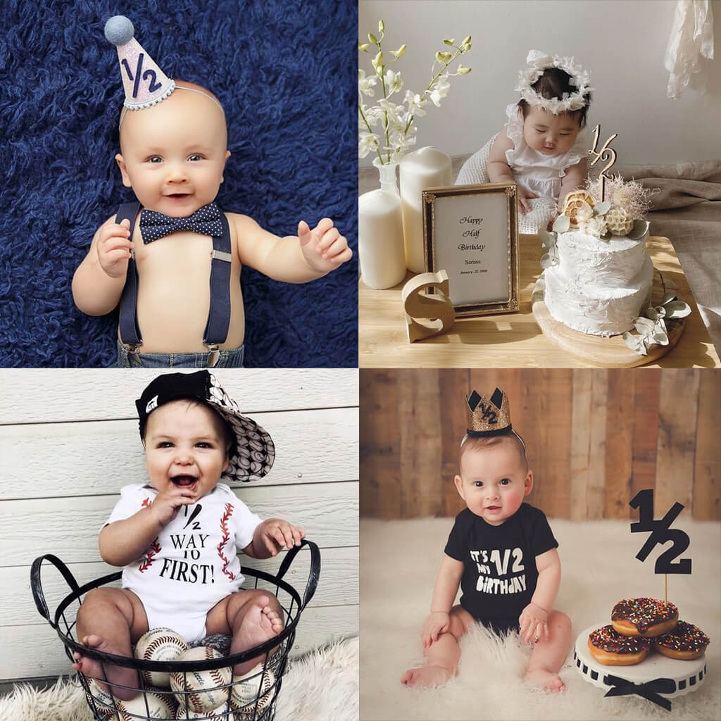 18 Creative Half Birthday Picture Ideas for Your Kids