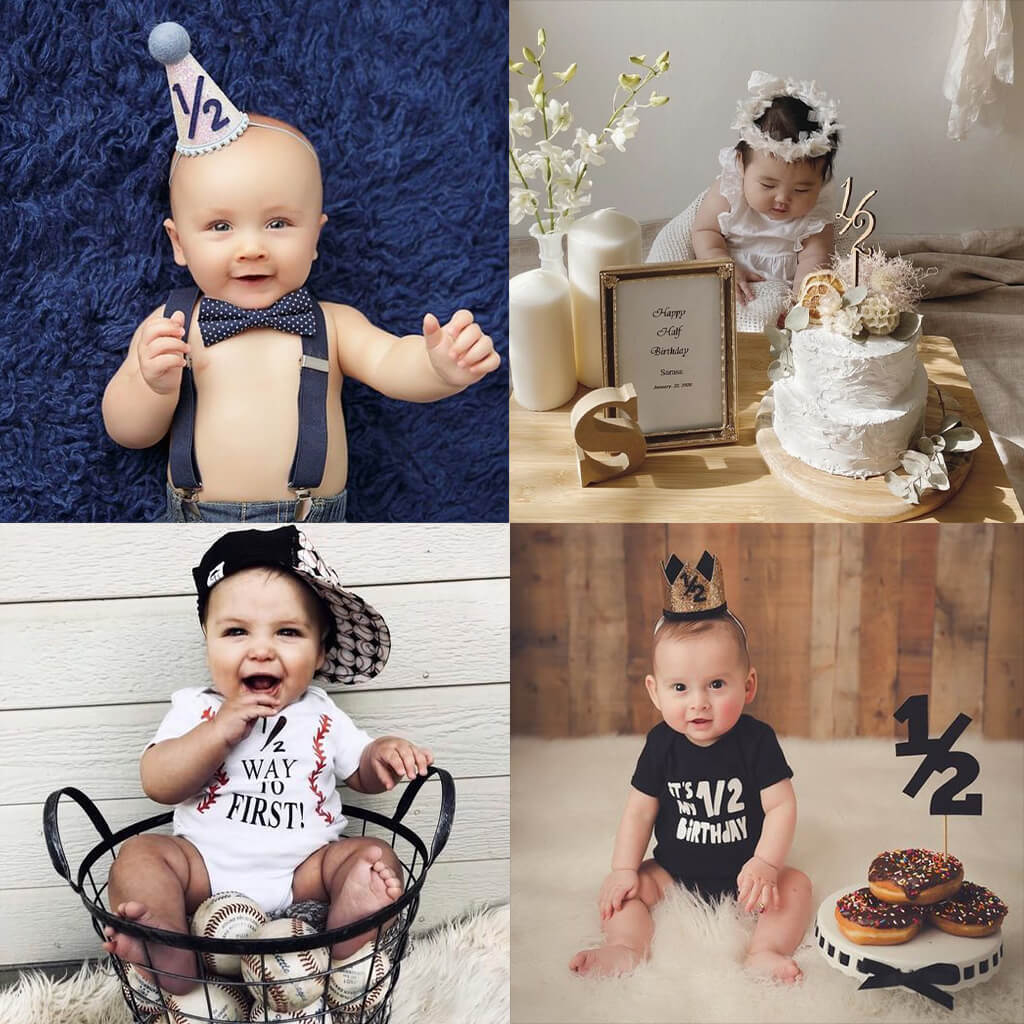 Easy and Cute Half Birthday Ideas for Your Baby