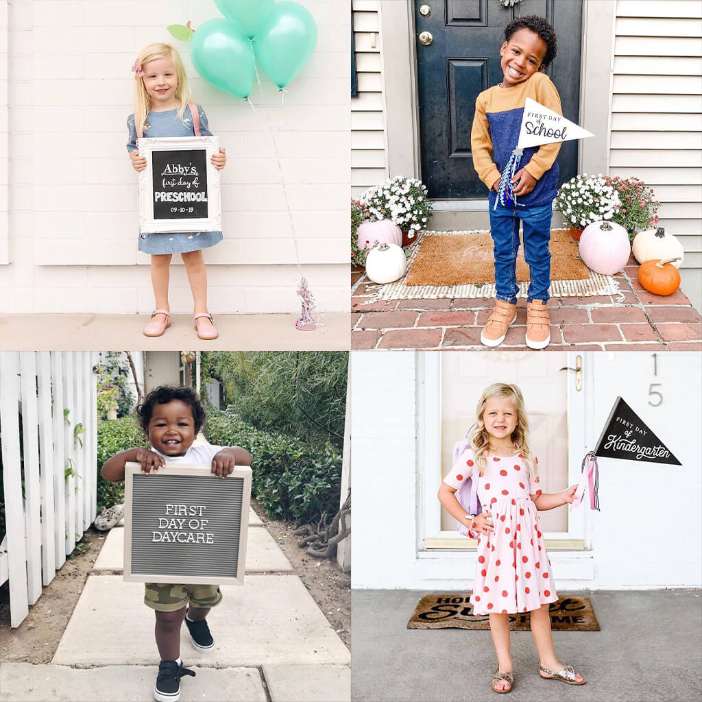 first day of preschool picture ideas