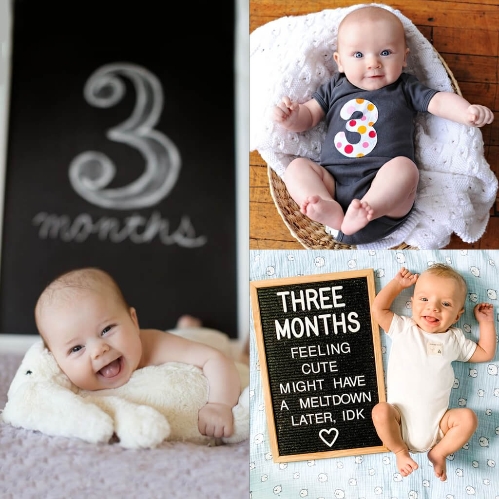 Monthly Baby Photo Ideas - Baby Chick