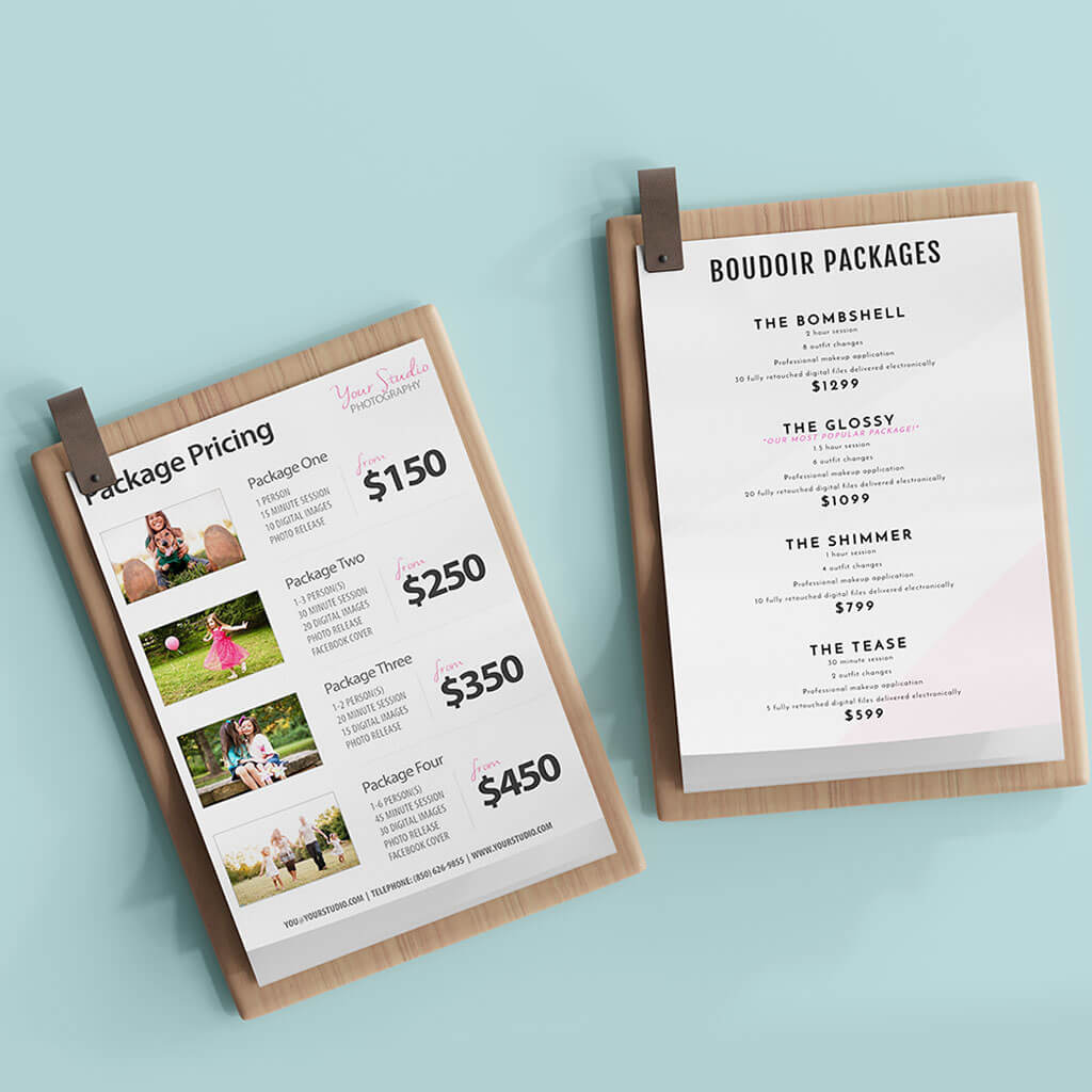 Price List for Photographer: 2023 Ultimate Guide + FREE Templates