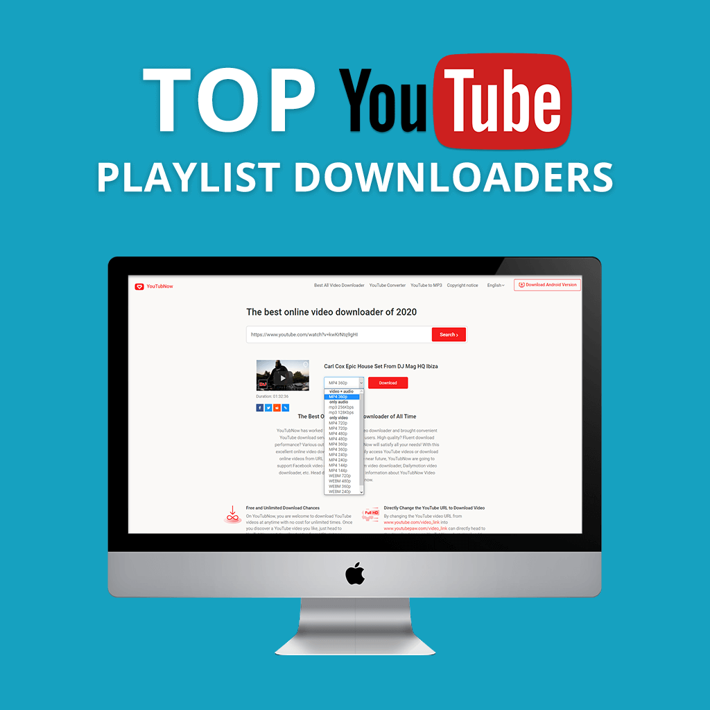 10 Best Free  Video Playlist Downloaders in 2023