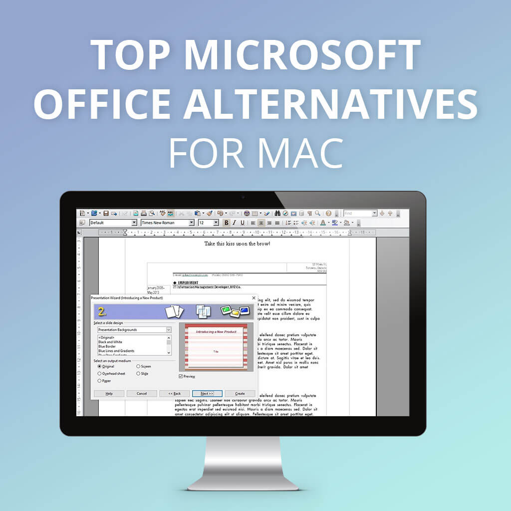 alternatives to office for mac