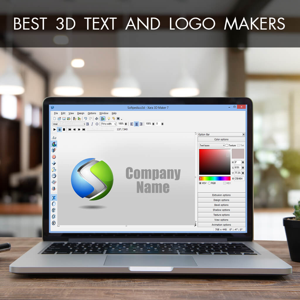 Easy 3D Text Maker, 3D Logo Maker, Cool Logo Creator