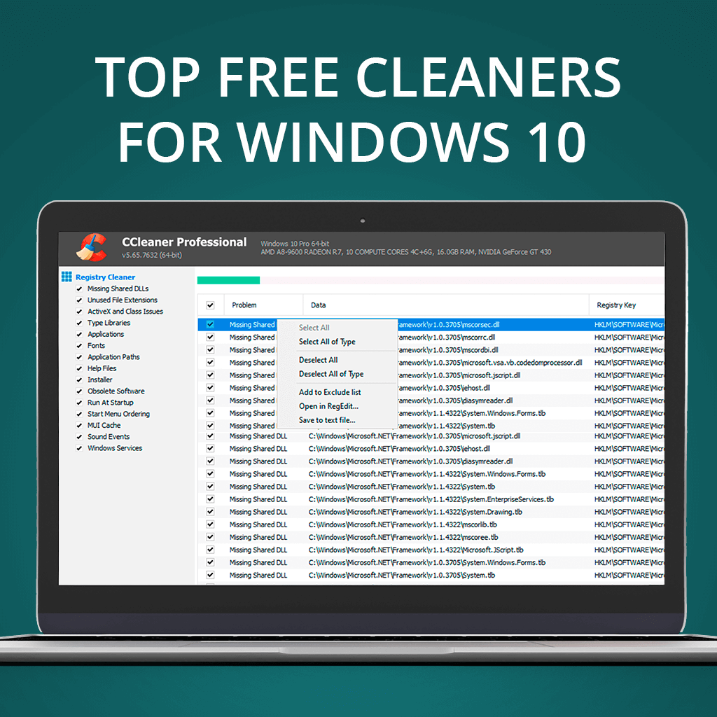 free programs similar to ccleaner for windows 10