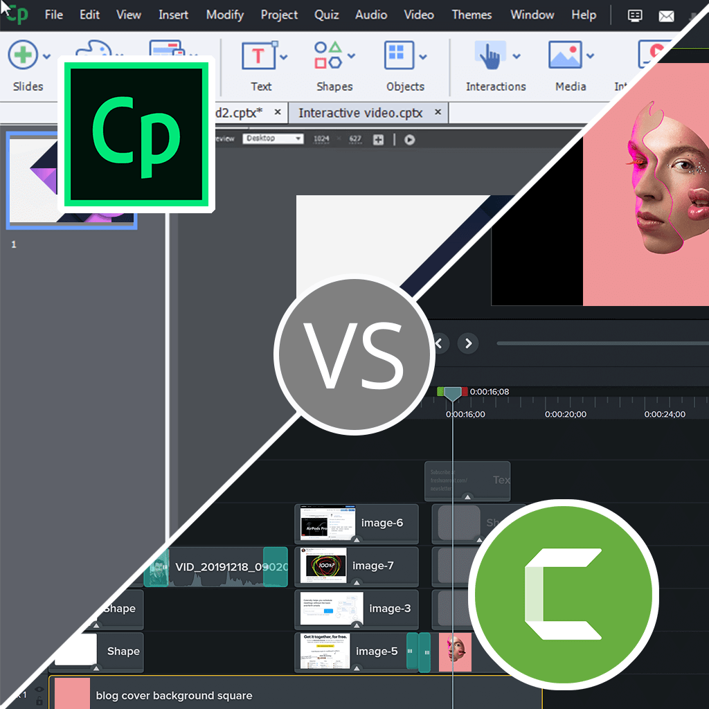 adobe captivate vs camtasia