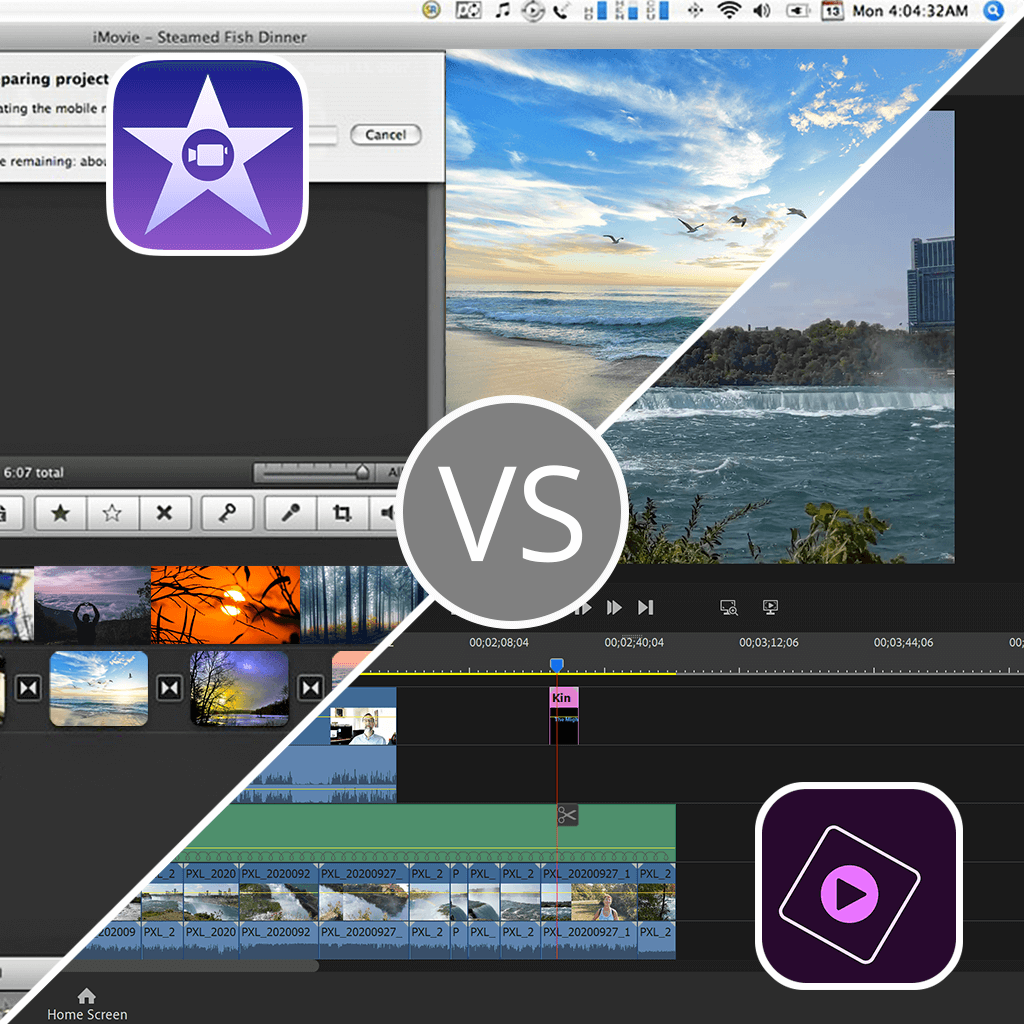 Adobe Premiere Elements vs iMovie 