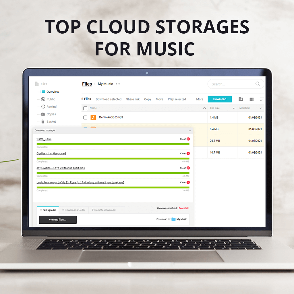 7 Best Cloud Storages For Music In 21