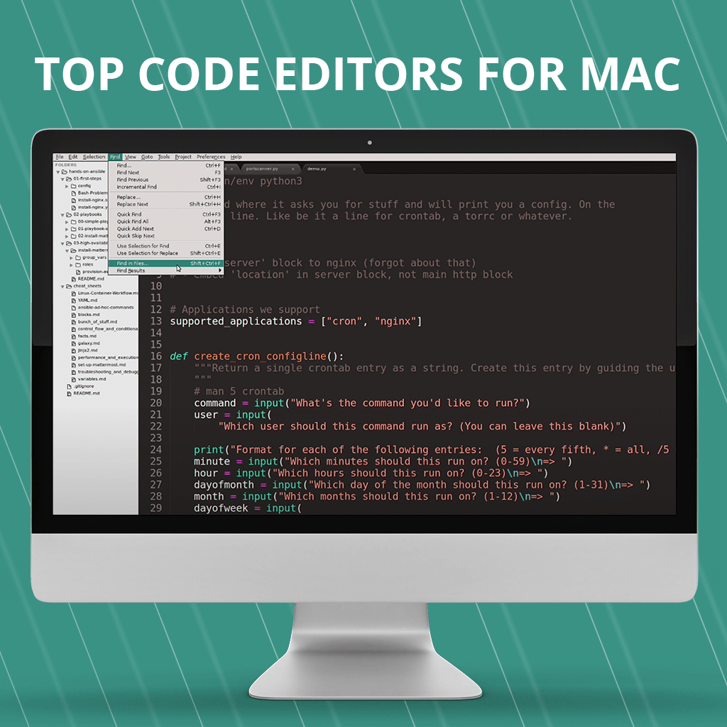 what is the best code editor on mac