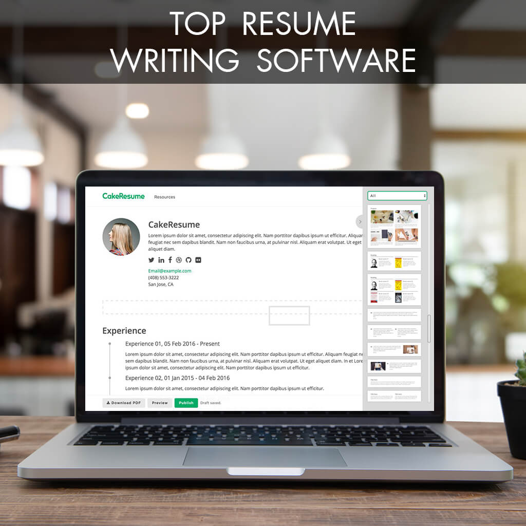 resume writing app for mac