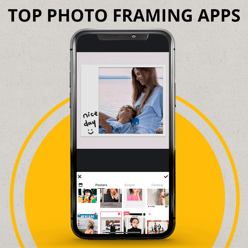 Photo app store with frames