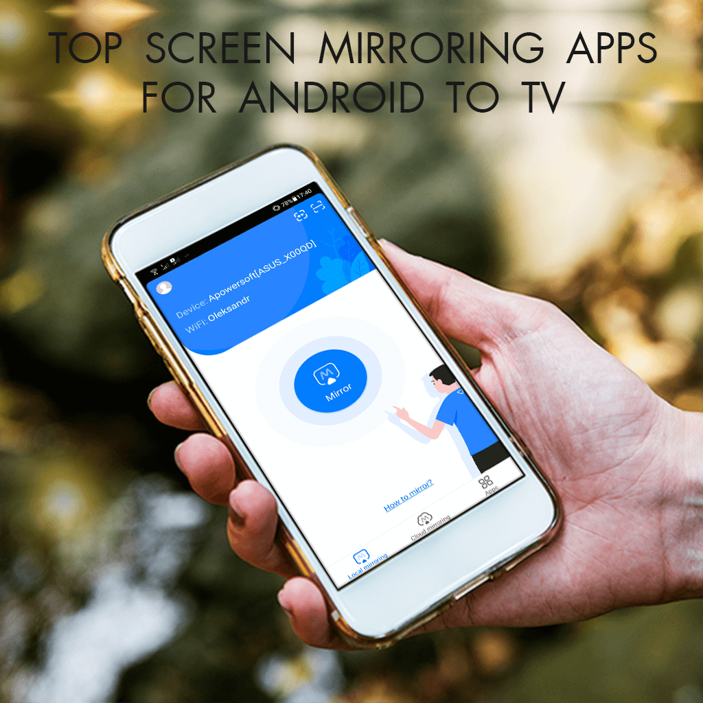 best app for screen mirroring android to pc