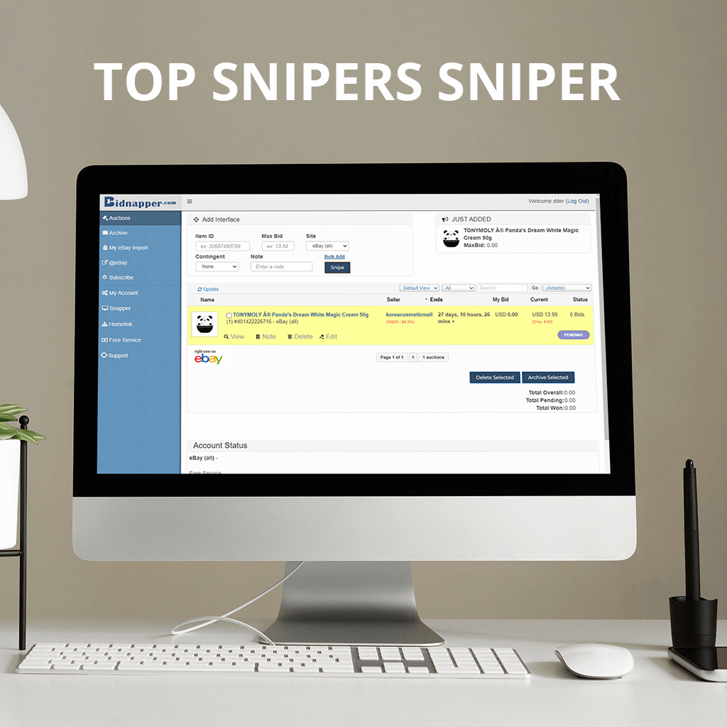 free ebay sniper for mac