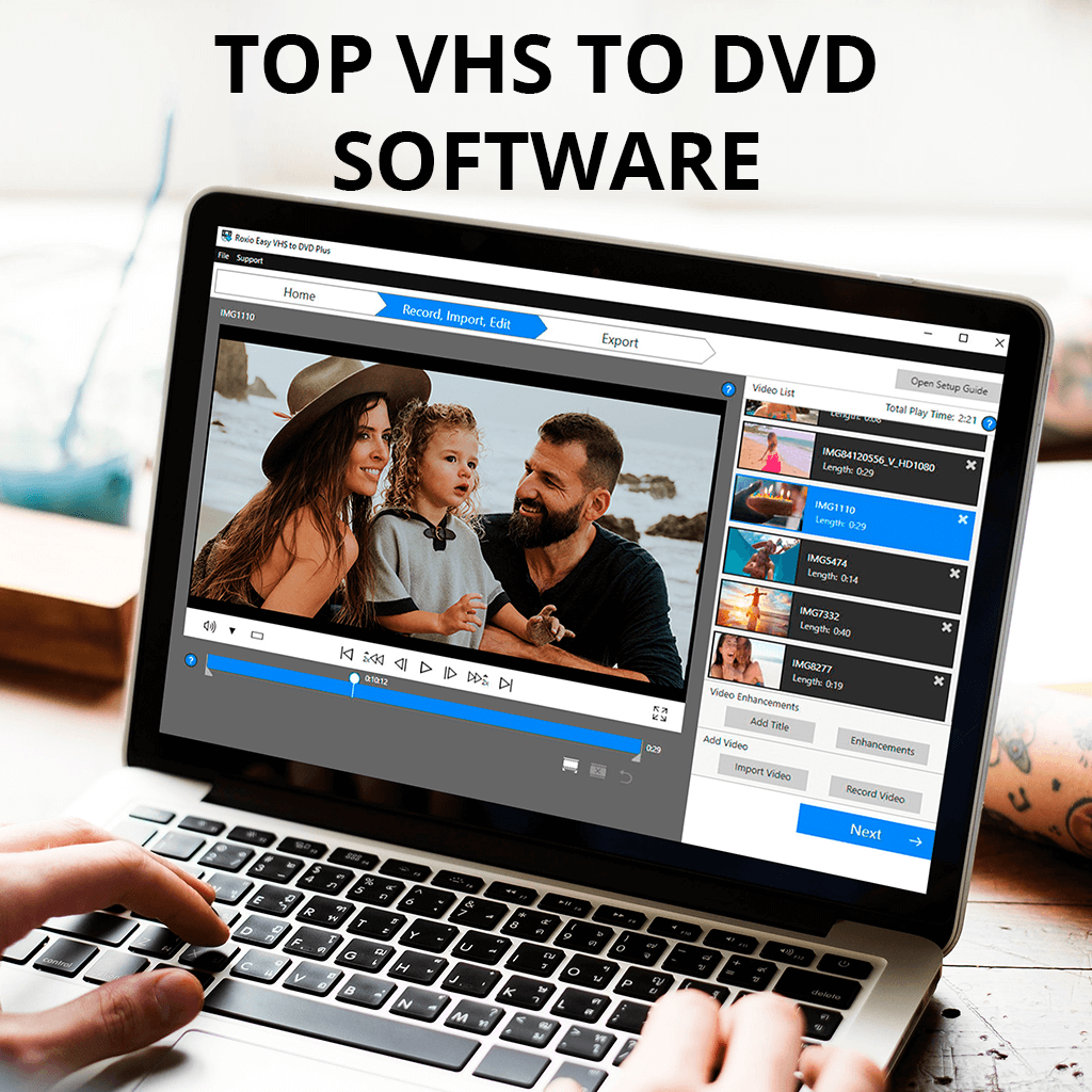 easy vhs to dvd software download