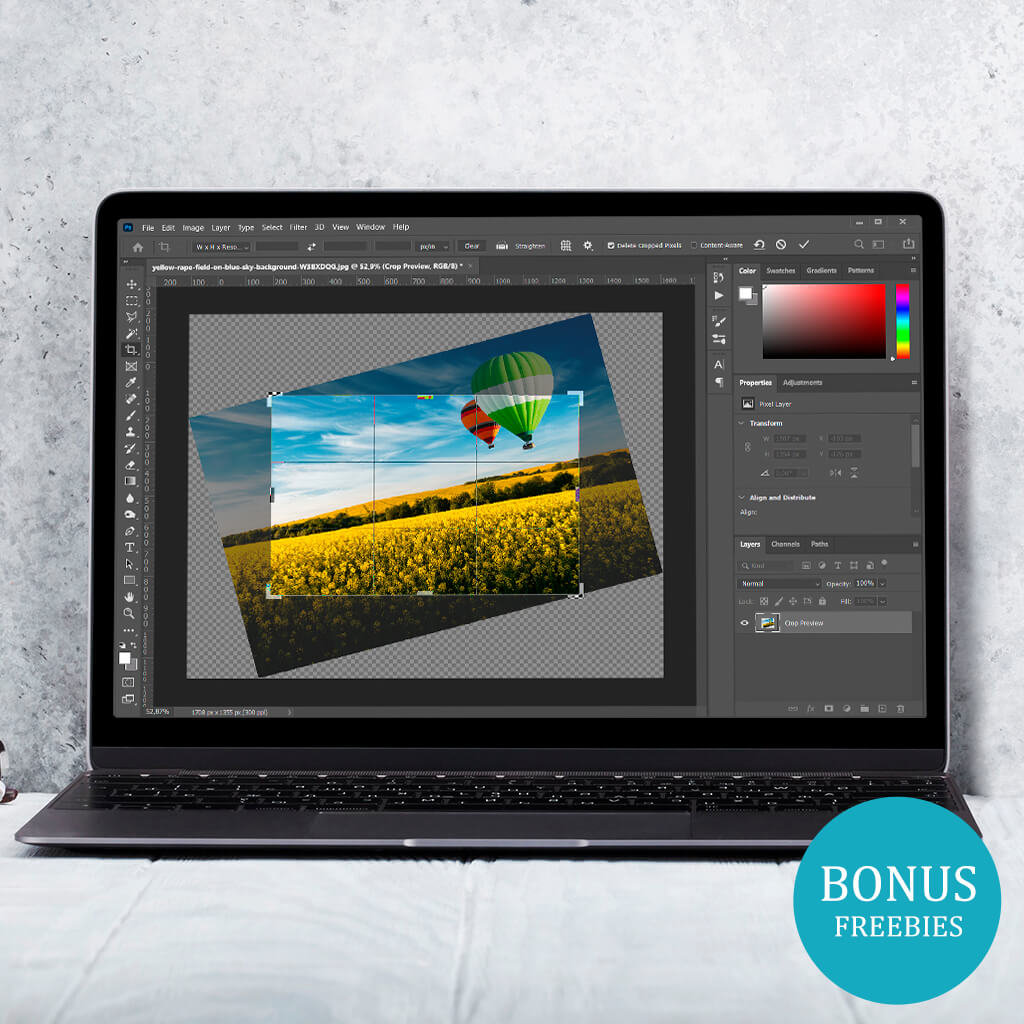 How to Crop an Image in Photoshop