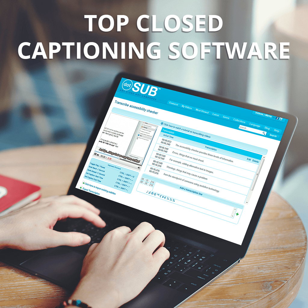 free closed captioning software