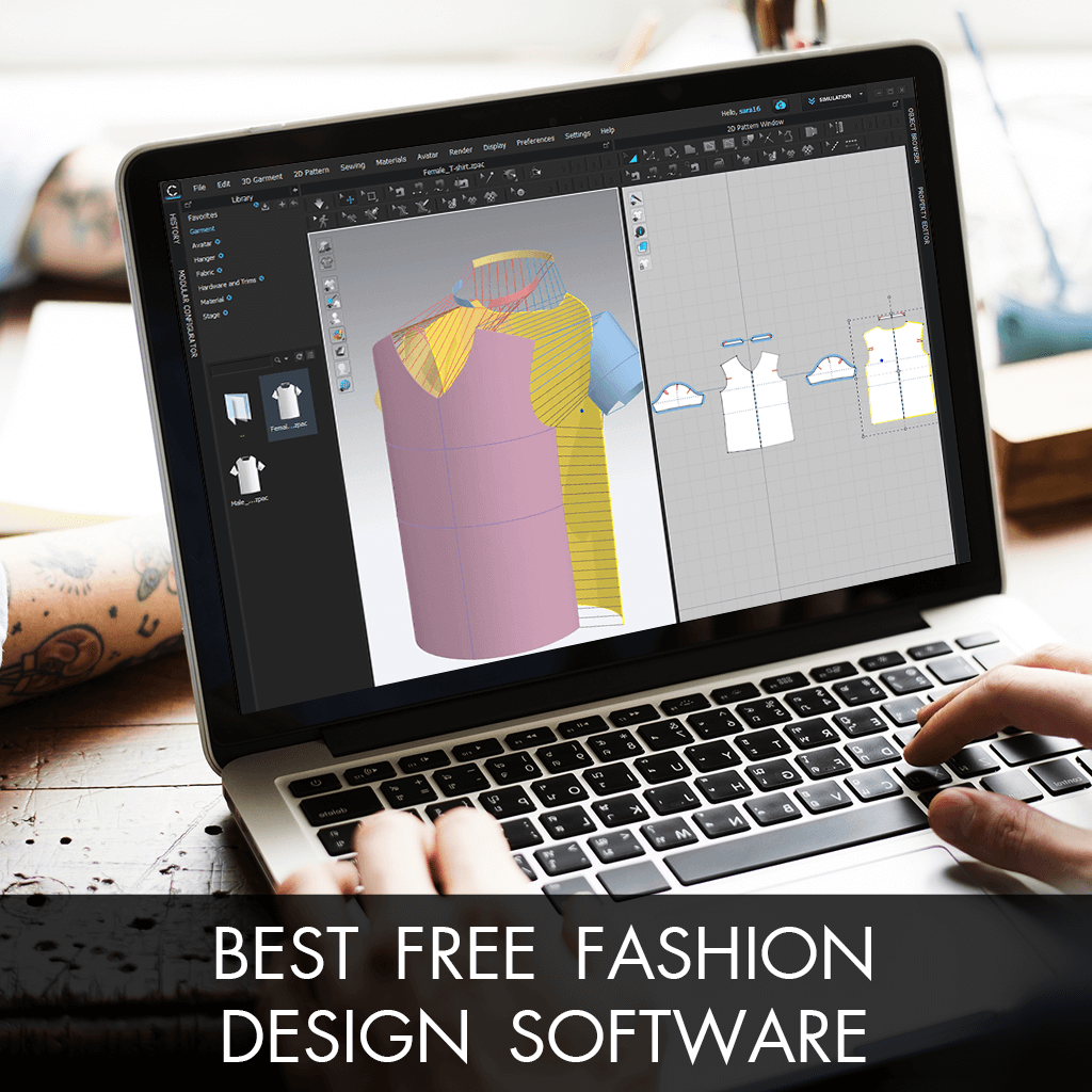 fashion design template software