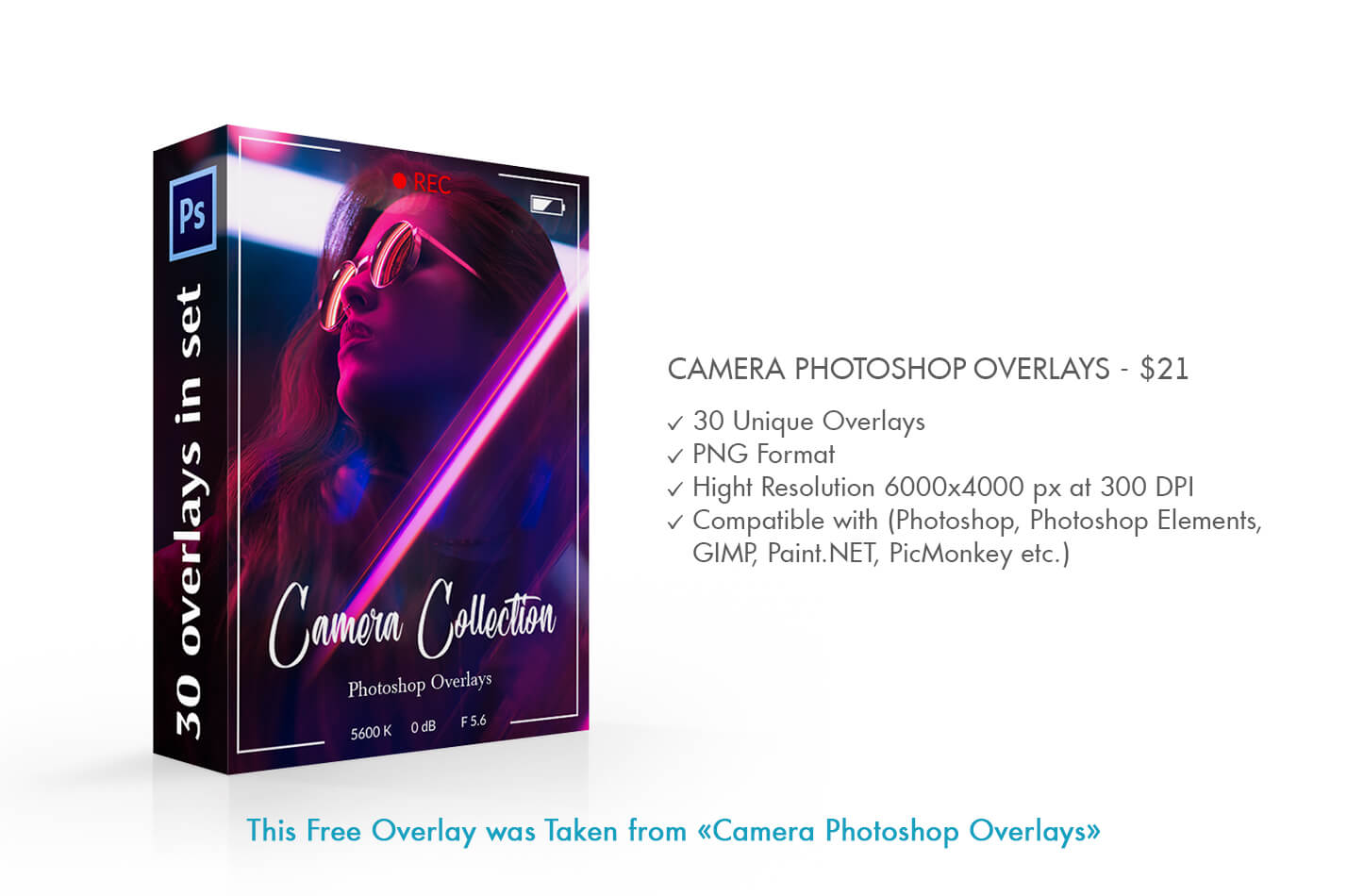 10 Free Camera Overlays Photoshop - Download now!